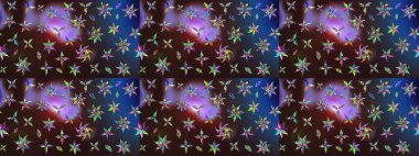 Elle boyanmış suluboya resim çizimleri, çiçekler ve bitkiler. Kahverengi ve mavi renkte çiçekler.