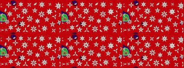 Raster illüstrasyonundaki çiçek desenli çizim. Suluboya tarzında kırmızı ve nötr renkte çiçekler.