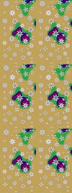 Sarı ve nötr renklerde çiçekler. Güzel çiçek deseni. Renkli Bahar Teması eskiz kalıbı. Düz Çiçek Elementleri Tasarımı.