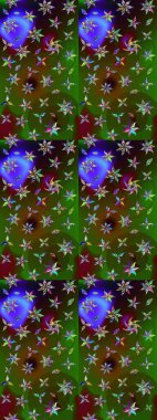 Karalama elementleri. Çizim çiçek deseni duvar kağıdı, web sitesi arka planı, ambalaj kağıdı, davetiye, broşür, afiş veya web sitesi için kullanılabilir. El çizimi Raster illüstrasyonu.