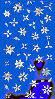 Simple cute pattern in small-scale flowers. Raster illustration. Floral sketch background for textile or book covers, manufacturing, wallpapers, print, gift wrap and scrapbooking.