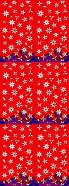 Çiçek desenli eskiz, yaz çiçekleri. Düz Çiçek Elementleri Tasarımı. Renkli Bahar Teması eskiz kalıbı. Kırmızı ve nötr renkte çiçekler.