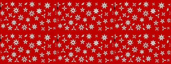 Kırmızı ve nötr renklerde çiçekler. Çizim çiçek deseni duvar kâğıdı olarak kullanılabilir. Raster illüstrasyonu.