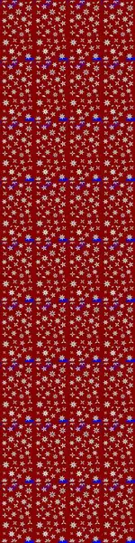 Çiçekli ipek eşarp. Retro tekstil tasarım koleksiyonu. El çizimi çiçek unsurları olan soyut çizim raster deseni. Kırmızı ve nötr kırmızı ve nötr. 1950 'ler-1960' lar motifleri.