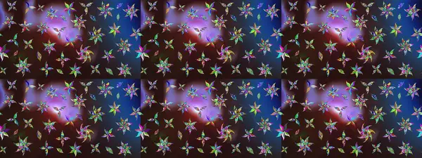 Elle boyanmış suluboya resim çizimleri, çiçekler ve bitkiler. Kahverengi ve mavi renkte çiçekler.