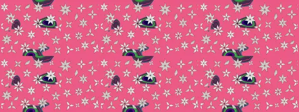 Çiçekli yumuşak bir eskiz şekli. Raster illüstrasyonu. Pembe ve nötr renklerde bahar çiçekleri. Raster çiçekleri klasik tarzda resmedilir..