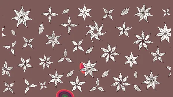 Moda arka planında parlak buketler. Raster illüstrasyonu. Kumaş, duvar kağıdı ve kağıt üzerine baskı yapmak için gelişen arka plan. Eski usul küçük çiçekli şirin bir eskiz deseni..