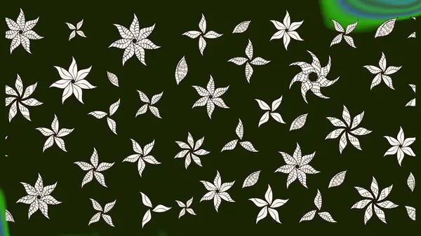 Renkli Bahar Teması eskiz kalıbı. Güzel kumaş deseni. Düz Çiçek Elementleri Tasarımı. Raster illüstrasyonunda çiçek deseni çizimi.