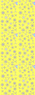 Eskiz modeli etnik tasarım. Çiçekleri, deniz kabukları, mandalaları ve suluboya efektleriyle donanma geçmişi. Yatak çarşafları, ceket, paket tasarımı, kumaş ve moda kavramları için tekstil baskısı.