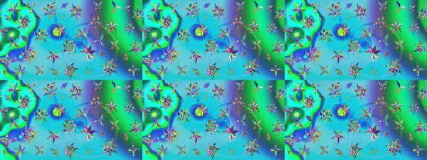 Çiçek kompozisyonu, el boyası, hassas şablon. Sevgililer günü ve tebrik kartı konsepti için şık bir davetiye. Üst manzara, yumuşak mavi ve yeşil renk tarzı. Manzaralı çiçek deseni.