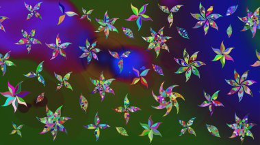 Eskiz Vintage Çiçek Deseni. Raster Kalça dokusu deseni.