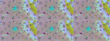 Çiçek kompozisyonu, el boyası, hassas şablon. Sevgililer günü ve tebrik kartı konsepti için şık bir davetiye. Üst manzara, yumuşak stil. Tarafsız ve gri renkler üzerine manzaralı çiçek deseni.