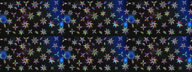 Küçük renkli çiçekler. Küçük çiçekte güzel bir desen. Robot resim. Motley illüstrasyonu. Moda baskıları için zarif bir şablon. Çiçekli yaz çiçekleri.