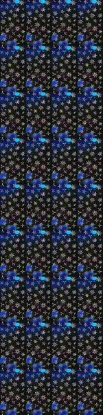 Gri ve mavi renkte çiçekler. Düz Çiçek Elementleri Tasarımı. Renkli Yaz Temalı eskiz kalıbı. Raster illüstrasyonunda çiçek deseni çizimi.