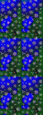 Küçük bir çiçekte eskiz deseni. Raster illüstrasyonu. Güzel kumaş deseni. Güzel çiçek arkaplanı..