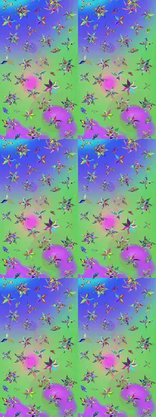 Eskiz geçmişi. Tomurcukları çiçek olan sevimli bir çiçek deseni. Kumaş, tekstil, duvar kağıdı baskısı için. Raster illüstrasyonu. Raster. Antika retro tarzı.