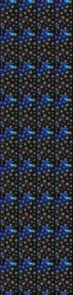 Bahar mevsimi. Raster güzel bir çiçek deseni çizmiş. Nazik romantik baskı. Tatil havası. Gri ve mavi renkte çiçekler.