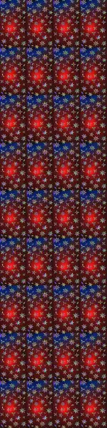 Eskiz arkaplan modeli. Raster - stok. Yapraklı çiçekler ve papatya çiçekleri kahverengi ve kırmızı renklerde.