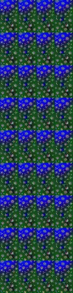 Yumuşak, bahar çiçekli arka plan. Yeşil ve mavi renkte çiçekler. Raster çiçek desenli ve çiçekli..