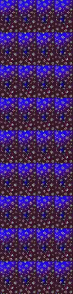 Kahverengi ve mavi renkli çiçekler. Renkli Yaz Temalı eskiz kalıbı. Düz Çiçek Elementleri Tasarımı. Çiçekli retro deseni çiz.