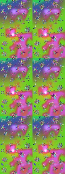 Düz Çiçek Elementleri Tasarımı. Raster illüstrasyonu. Çiçek deseni. Renkli Bahar Teması eskiz kalıbı. Chichi kumaş deseni çiz.