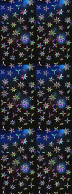 Raster suluboya çiçek deseni, narin çiçekler, gri ve mavi çiçekler, tebrik kartı şablonu. Güzel kumaş deseni.