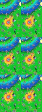 Tekstil, duvar kâğıdı, kapaklar, yüzey, baskı, hediye paketi, hatıra defteri, dekupaj. Özgürlük stili Millefleur 'lar. Taşralı şıklığı. Küçük yabani çiçeklerdeki halk modelini çiz..