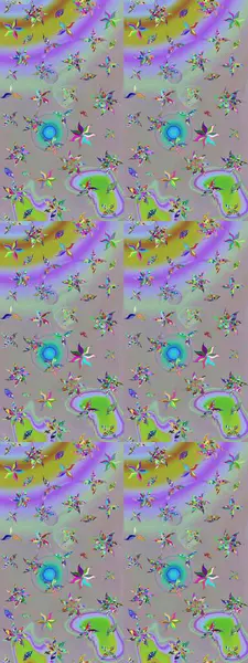 Raster deseni. Bahar çiçekleri dallı desen, gri ve nötr renkler çiçekli siluet.