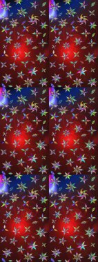 Çiçekleri, deniz kabukları, mandalaları ve suluboya efektleriyle donanma geçmişi. Yatak çarşafları, ceket, paket tasarımı, kumaş ve moda kavramları için tekstil baskısı. Çizim kalıbı etnik tasarım.