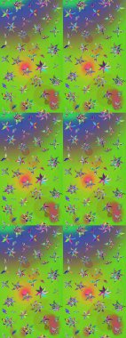 Güzel kumaş deseni. Güzel suluboya yaz çiçekleri deseni..