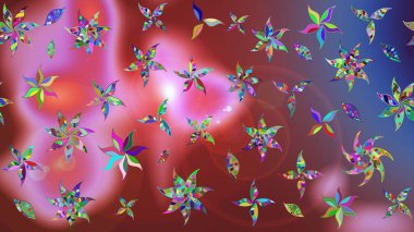 Eskiz arkaplan modeli. Raster - stok. Vadinin çiçekleri pembe ve kahverengi renklerde. Suluboya, elle çizilmiş.