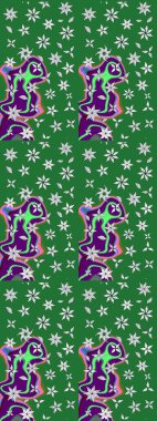 Raster güzel bir çiçek deseni çizmiş. Tatil havası. Bahar mevsimi. Nazik romantik baskı.