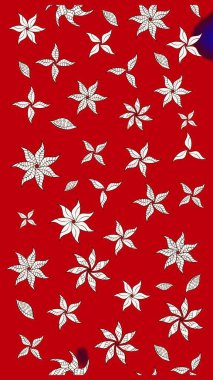 Nazikçe, güzel çiçek arkaplanı. Kırmızı ve nötr renklerde çiçekler. Raster çiçek desenli ve çiçekli..