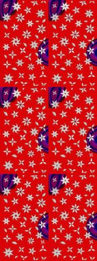 Renkli grunge renkli ve nötr çiçeklerle soyut bir arka plan oluşturur. Nakış desenli çiçek deseni. İzler, kumaş, duvar kağıtları, tekstil için raster dokusu.