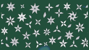 El çizimi. Çiçekli eskiz deseni. Suluboya çizimi. Yeşil ve nötr renkte çiçekler.