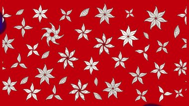 Düz Çiçek Elementleri Tasarımı. Raster illüstrasyonu. Çiçek deseni. Renkli Bahar Teması eskiz kalıbı. Chichi kumaş deseni çiz.