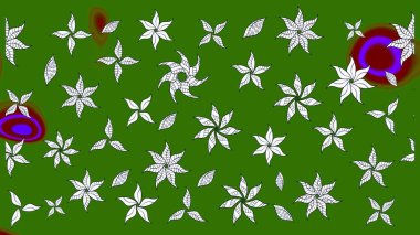 Küçük çaplı çiçeklerdeki basit şirin desenler. Tekstil veya kitap kapakları, imalat, duvar kağıtları, baskı, hediye paketi ve yapıştırma kitabı için çiçek eskizi geçmişi. Raster illüstrasyonu.