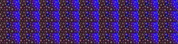 Dallı bahar çiçekleri ile desen, kahverengi ve mavi renkler ile çiçek silueti. Raster deseni.