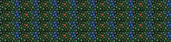 Mavi ve yeşil renkli Asya tekstili. Raster illüstrasyonu. Çiçek desenini çiz.