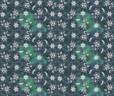 Güzel kumaş deseni. Renkli Bahar Teması eskiz kalıbı. Raster illüstrasyonundaki çiçek desenli çizim. Düz Çiçek Elementleri Tasarımı.