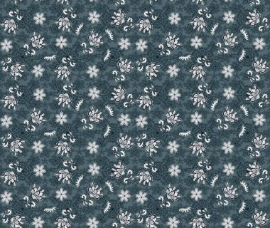 Kumaş, tekstil, duvar kağıdı baskısı için. Tomurcukları çiçek olan sevimli bir çiçek deseni. Raster illüstrasyonu. Eskiz geçmişi. Raster. Antika retro tarzı.