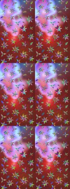 Moda baskısı. Ton halinde. Suluboya desenli çiçek deseni. Çiçeğin suluboya çizimlerinin mükemmel deseni. Dekorasyon ve tasarım için güzel desen.