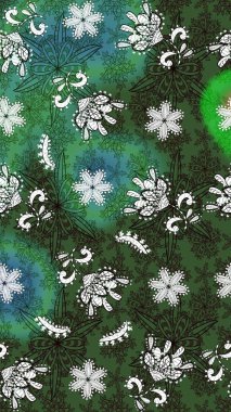 Robot resim. Moda baskıları için zarif bir şablon. Çiçekli yaz çiçekleri. Motley illüstrasyonu. Küçük çiçekte güzel bir desen. Küçük renkli çiçekler..