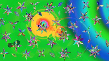 Eski model. Raster illüstrasyonu. Moda baskısı. Çiçeğin suluboya çizimlerinin mükemmel deseni. Suluboya çizim kalıbı. Dekorasyon ve tasarım için güzel desen.