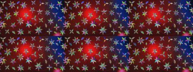 Çiçek deseni. Düz Çiçek Elementleri Tasarımı. Raster güzel kumaş deseni çiziyor. Renkli Bahar Teması çizim şablonu.