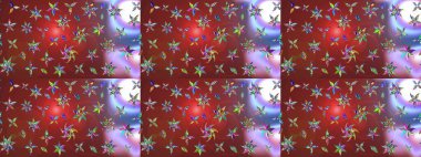 Güzel karalamalı çiçek desenli çizim. Küçük çiçekteki sevimli çiçek deseni. Güzel kumaş deseni. Raster illüstrasyonu.