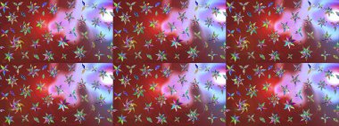 Çiçekli eskiz deseni. El çizimi. Suluboya çizimi. Kahverengi ve kırmızı renkte çiçekler.