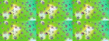 Çiçek arkaplanlı soyut zarafet eskiz deseni. Raster Güzel kumaş deseni.