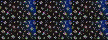 Küçük çiçekte güzel bir desen var. Çiçek arkaplan. Çiçek kompozisyonu. Çiçek kolajı. Doğa. - Gri ve mavi çiçekler. Raster deseni.