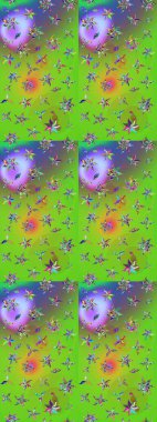 Organik elementler. Suluboya etkisi. Botanik çizim kalıbı. Raster deseni.